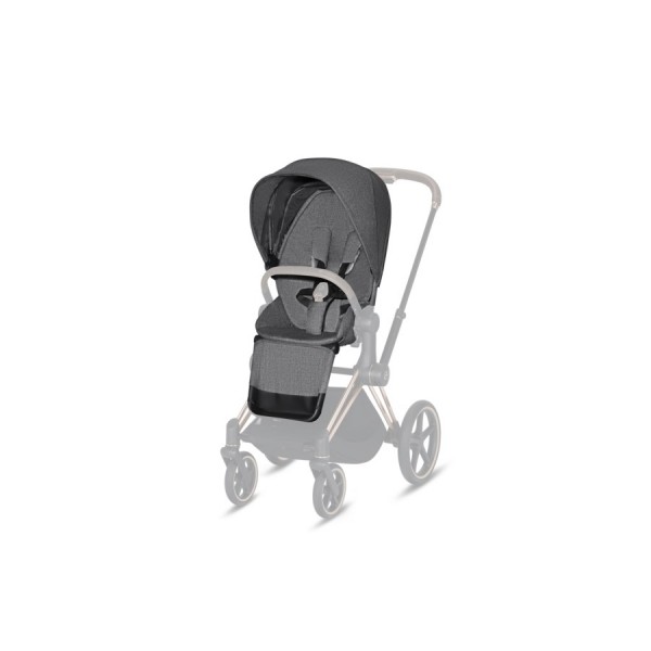 CYBEX Set potahů na sportovní sezení Priam Seat Pack Plus Manhattan Grey