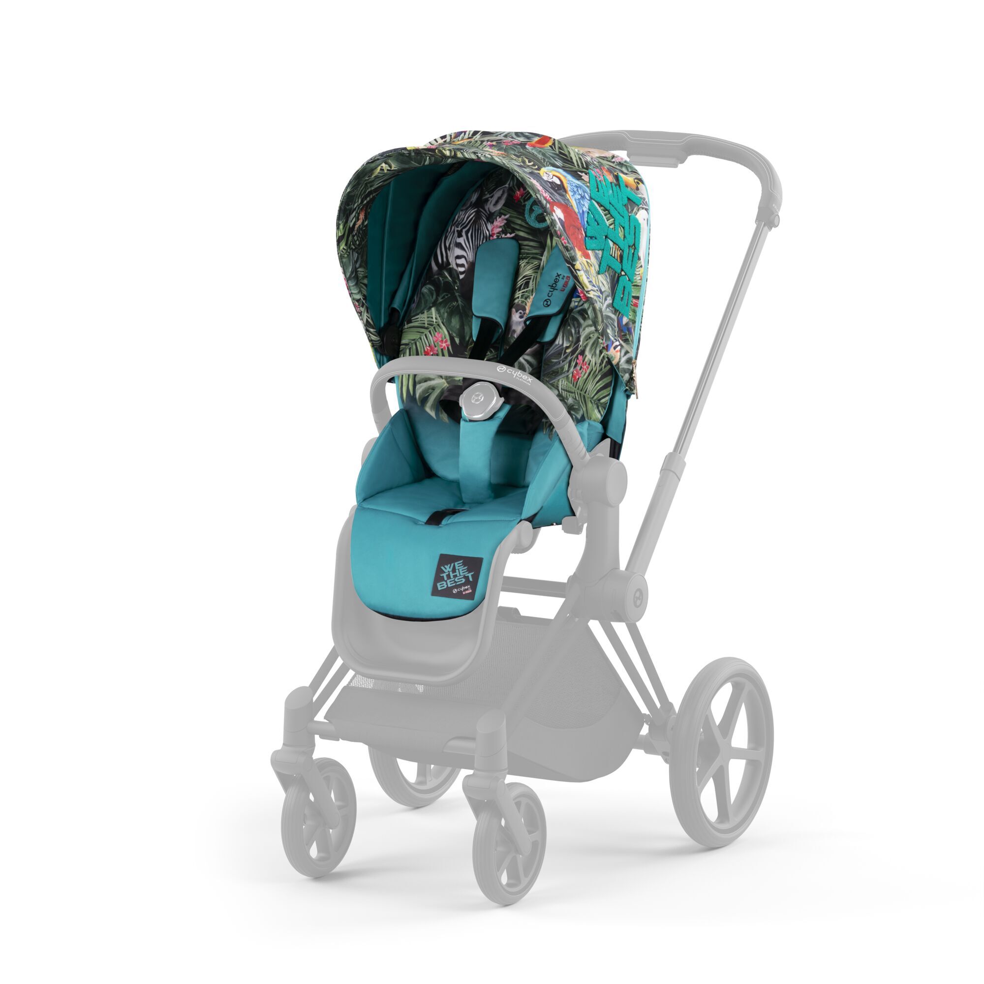 CYBEX Set potahů na sportovní sezení Priam Seat Pack by DJ Khaled Mid Turquoise