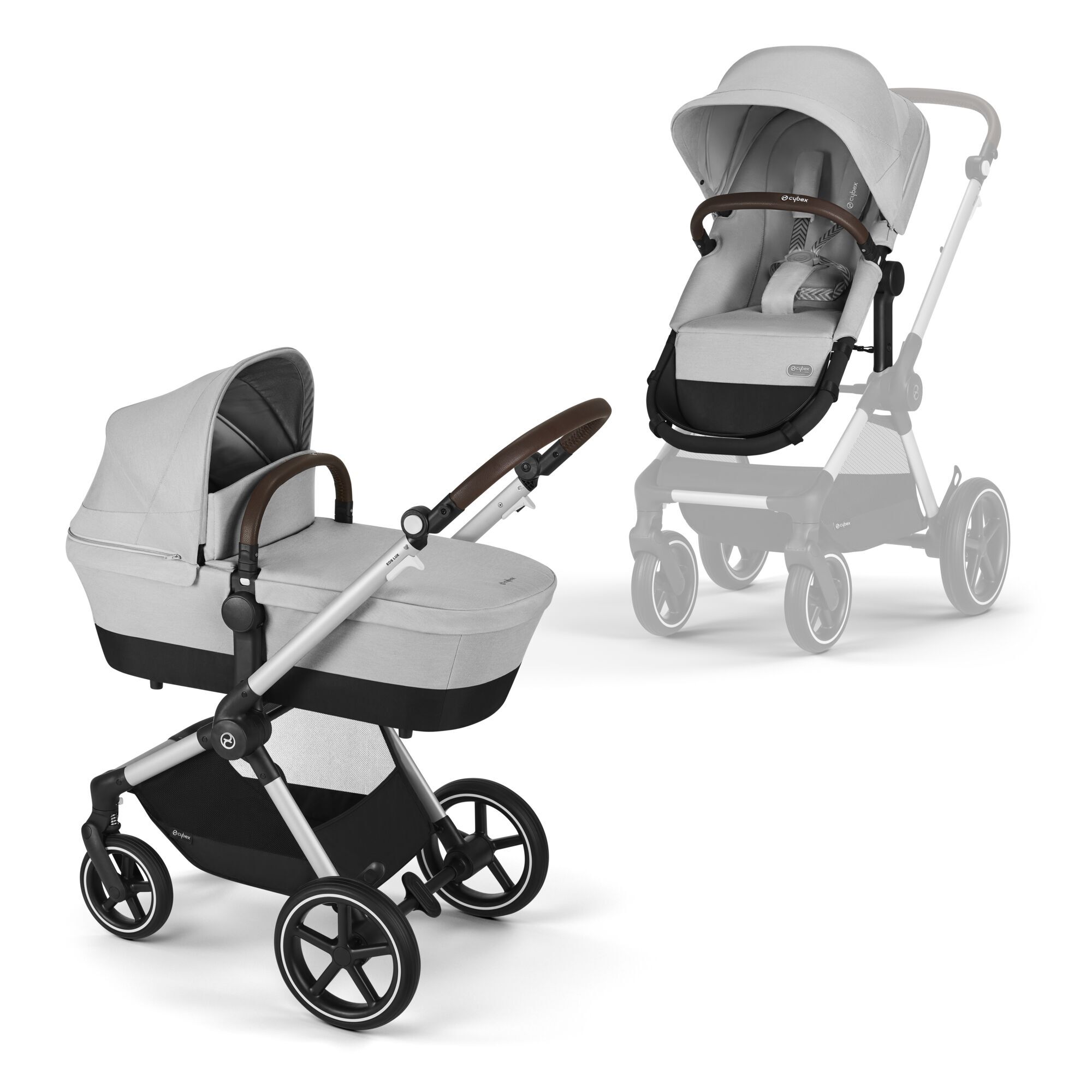 CYBEX Kočárek EOS Lux SLV Lava Grey