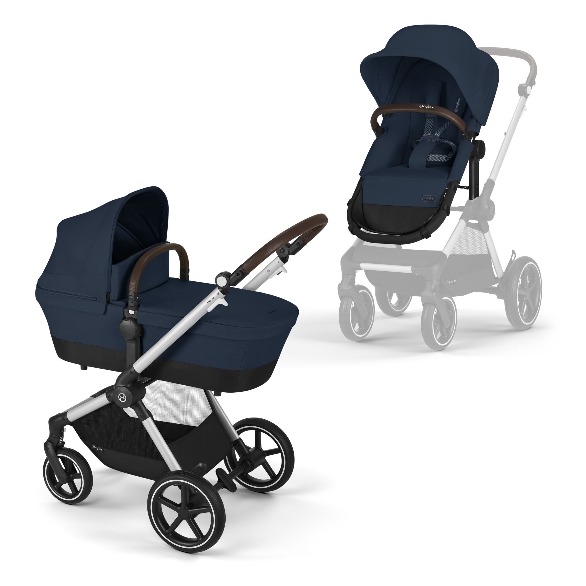 CYBEX Kočárek EOS Lux SLV Ocean Blue