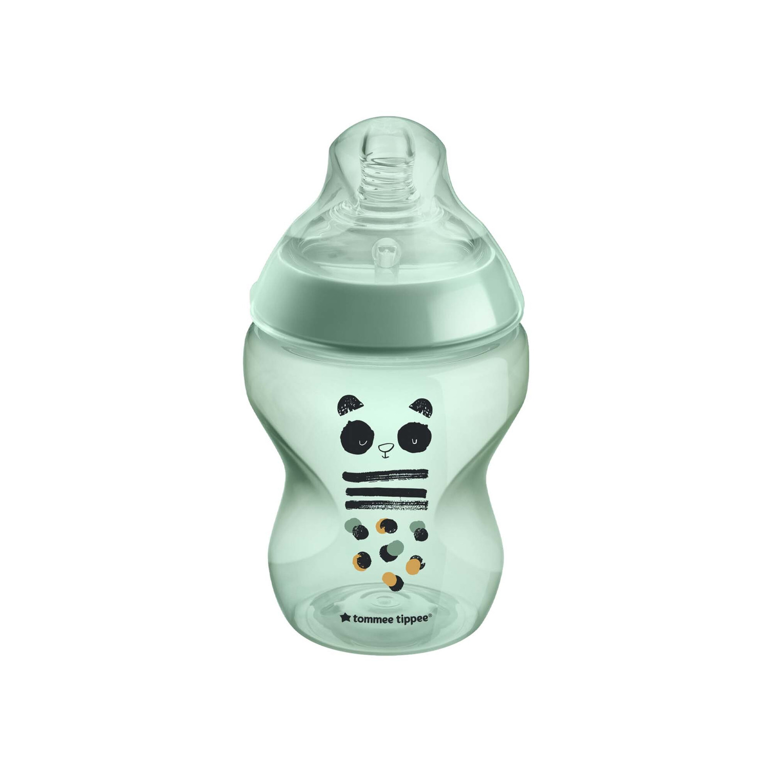 TOMMEE TIPPEE Kojenecká lahev, ANTI-COLIC, Pip the panda, 0+, 260 ml, 1ks Modrá