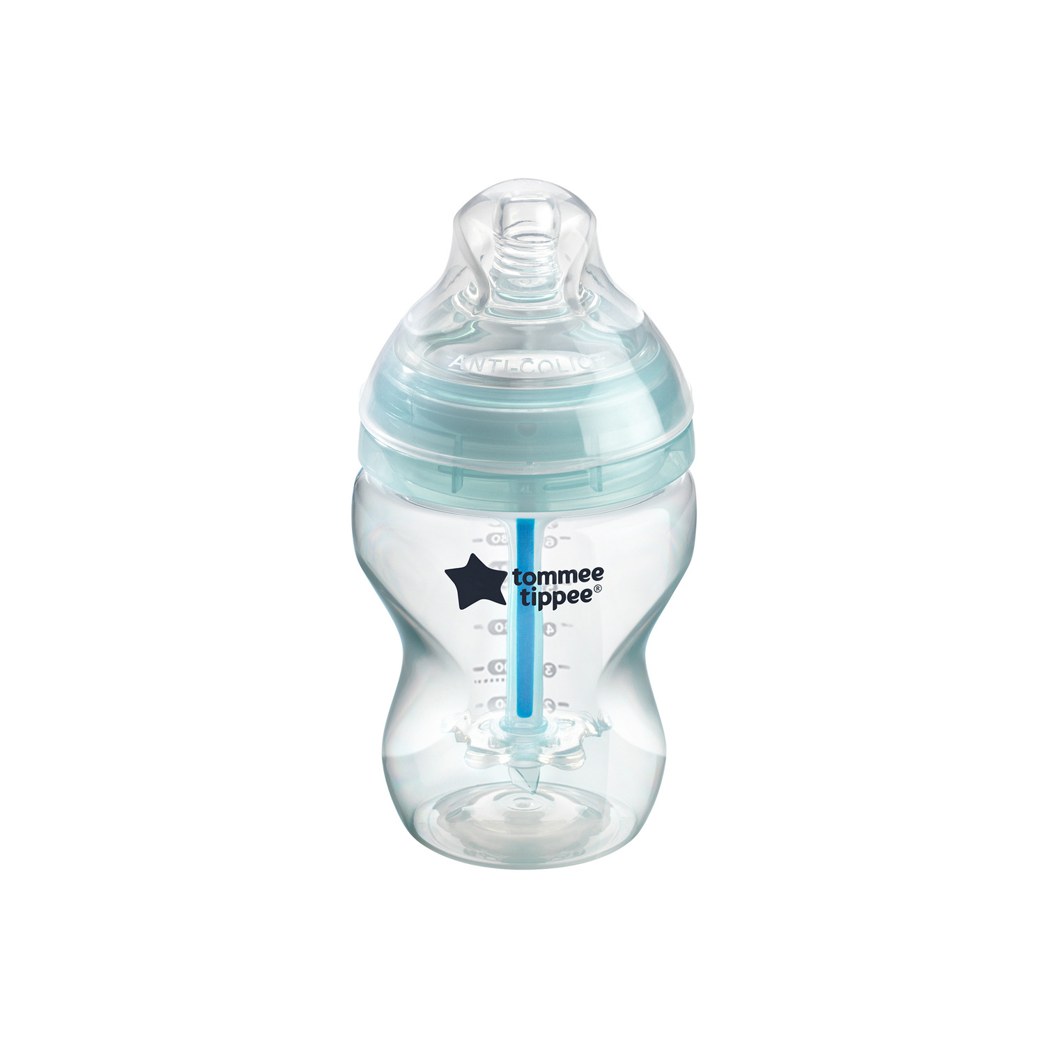 TOMMEE TIPPEE Kojenecká lahev advanced ANTI-COLIC, pomalý průtok, 0+, 260 ml, 1ks