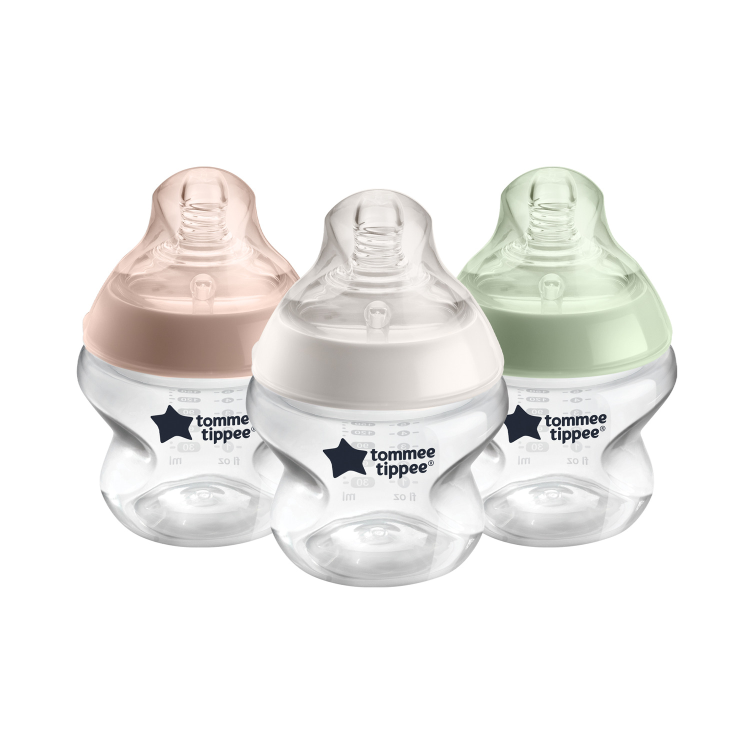 TOMMEE TIPPEE Set kojeneckých lahví,  150 ml, různé barvy, 3ks