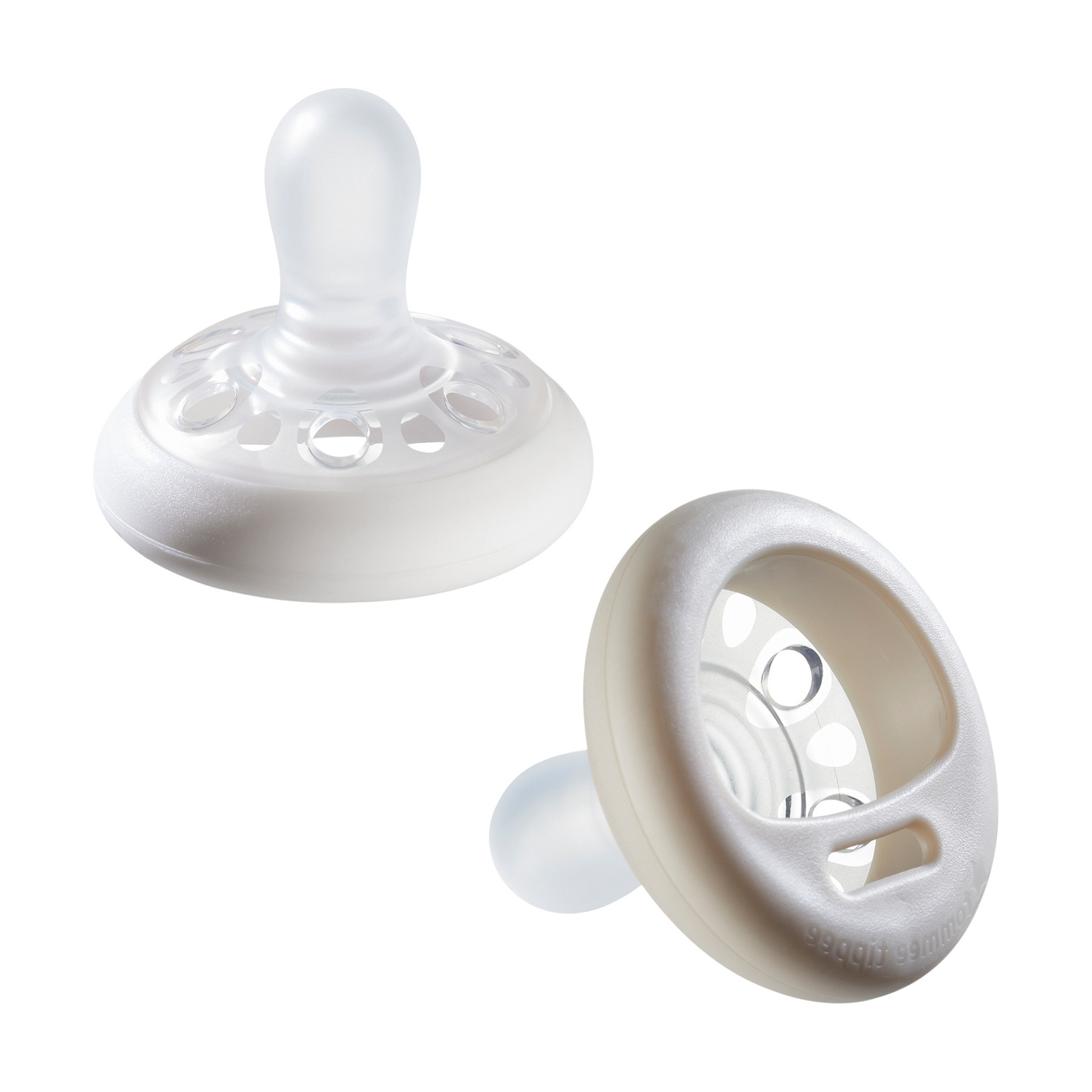 TOMMEE TIPPEE Šidítko, breast-like, silikon Natural, 0-6m, 2ks