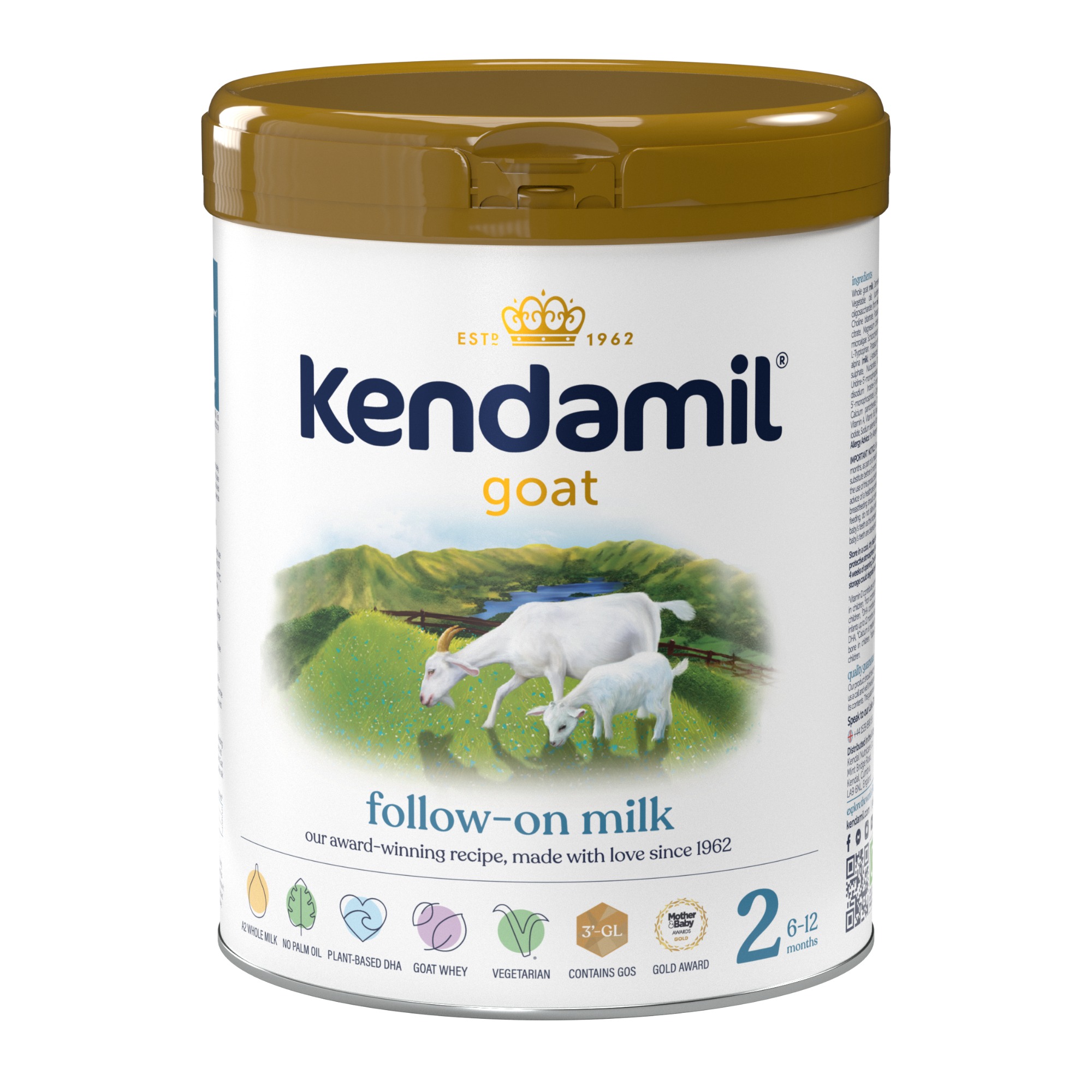 KENDAMIL Kendamil batolecí kozí mléko 2 DHA+