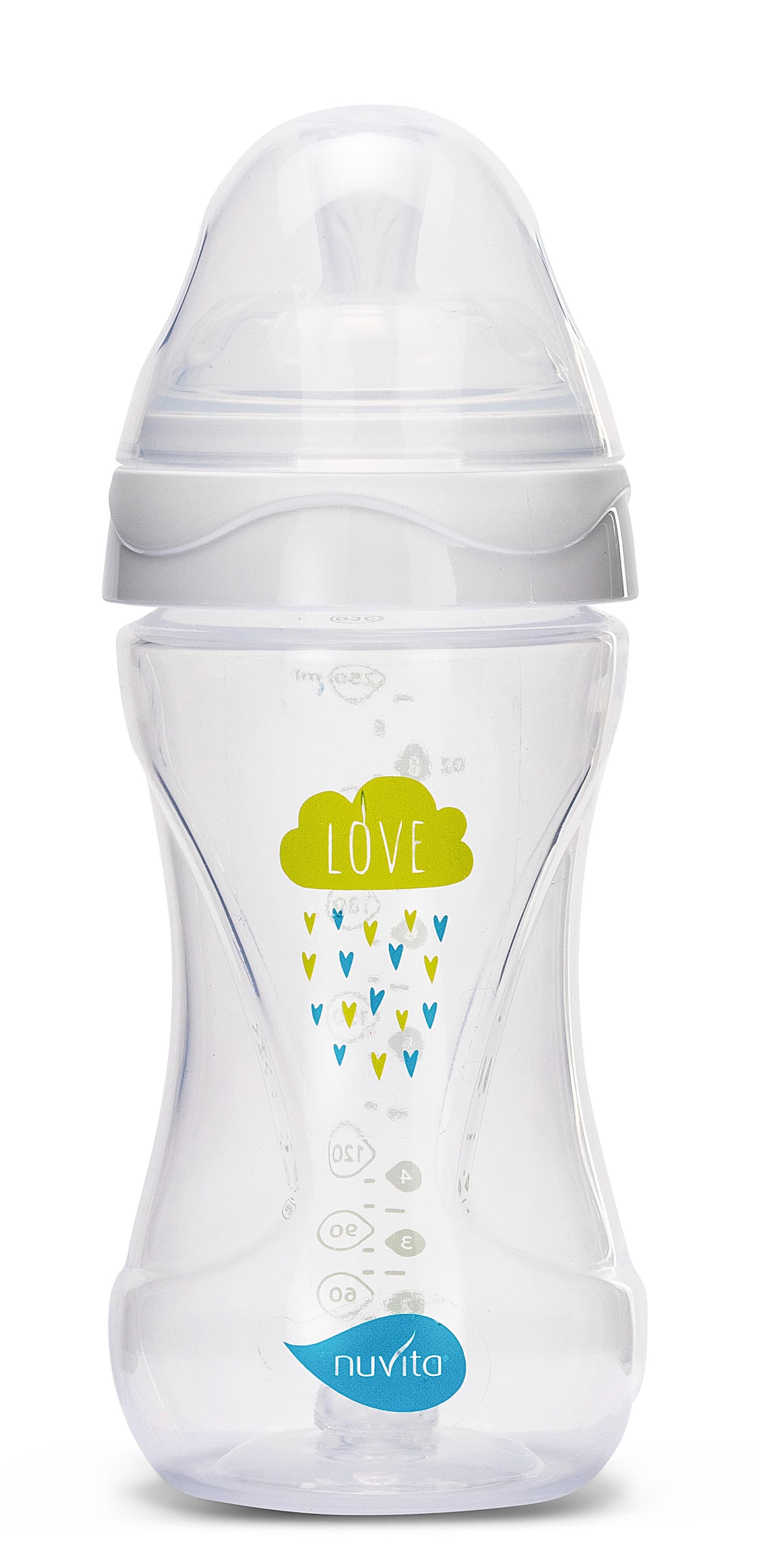 NUVITA Lahvička 250ml Transparent white