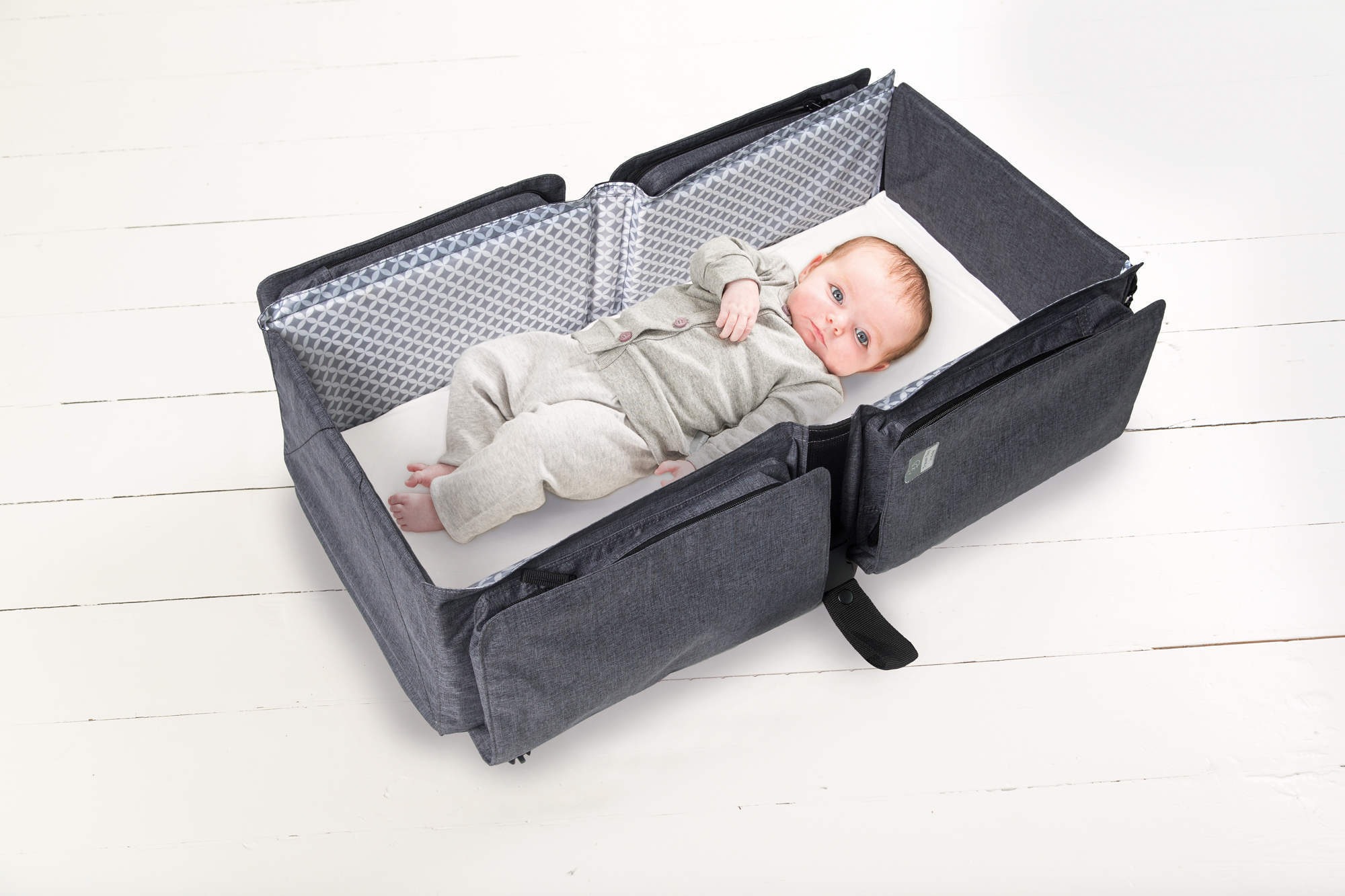 DOOMOO Baby travel přebalovací a přenosná taška Grey