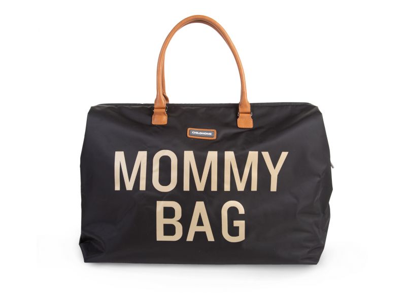 CHILDHOME Přebalovací taška Mommy Bag Black Gold