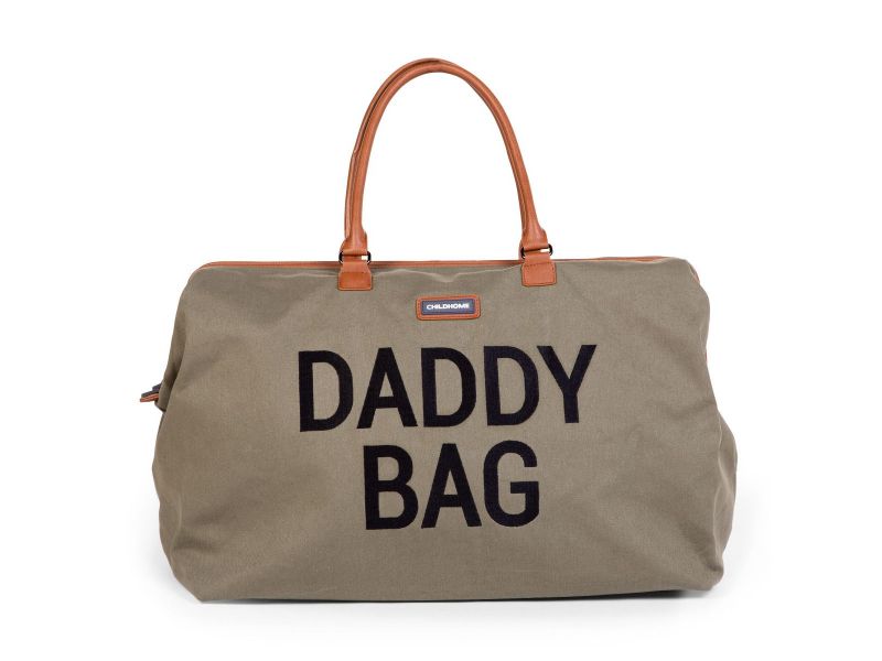 CHILDHOME Přebalovací taška Daddy Bag Big Canvas Khaki