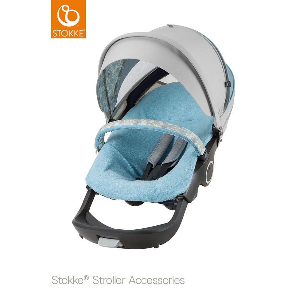 STOKKE Letní set na kočárek Flora Blue