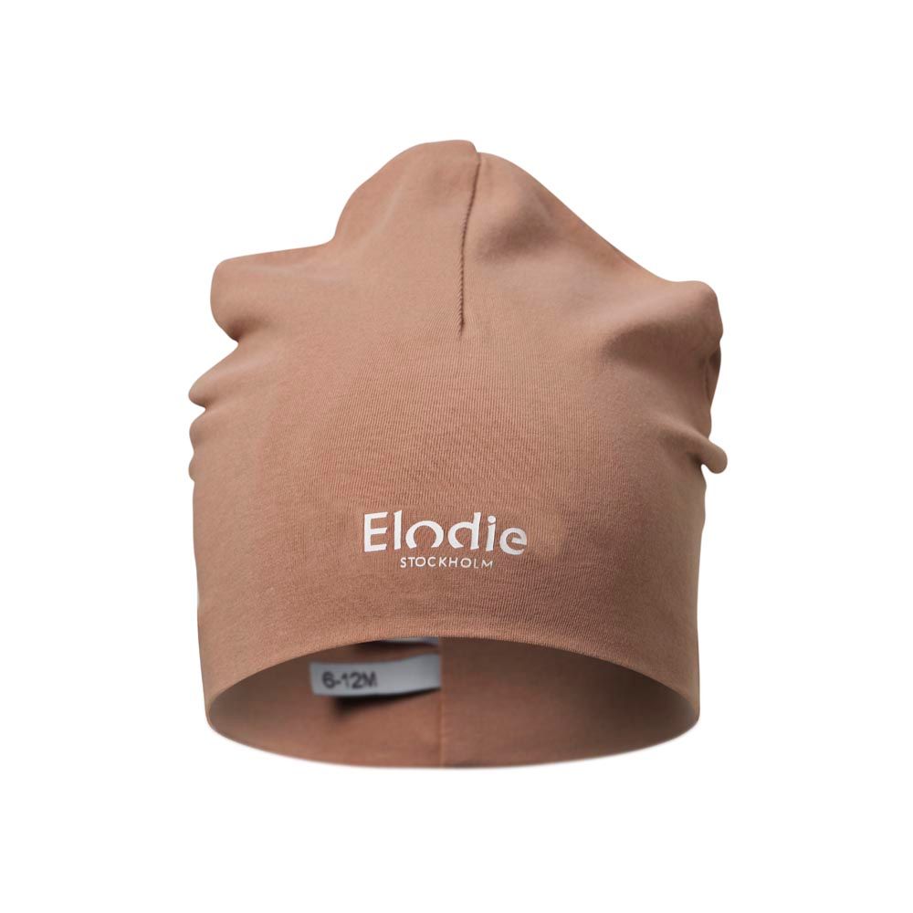 ELODIE DETAILS Logo čepička Beanie Soft Terracotta