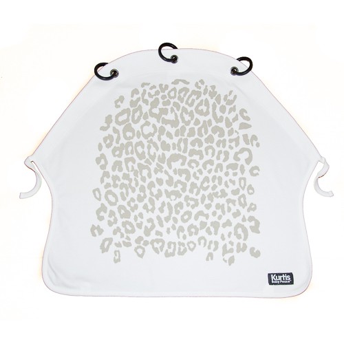 KURTIS Univerzální clona Baby Peace Leopard white