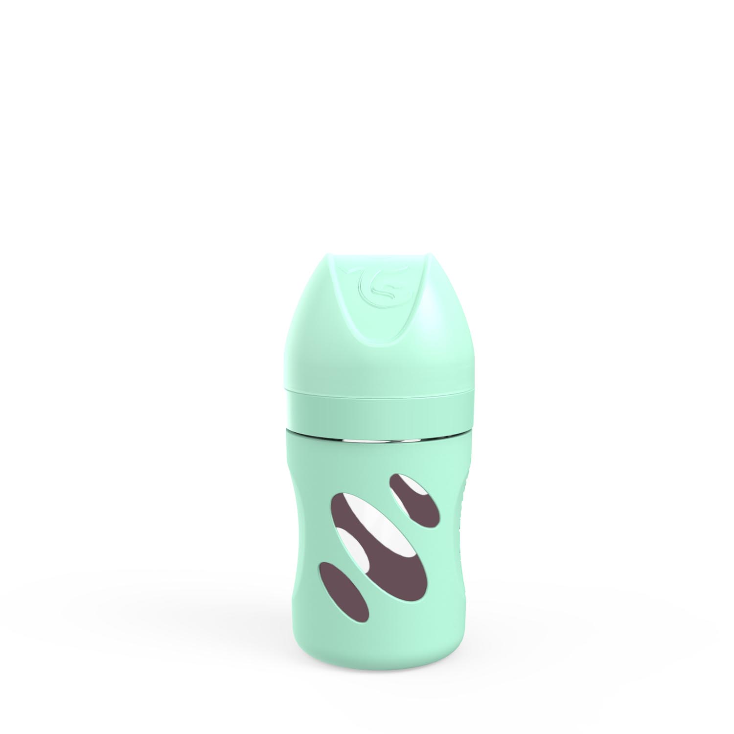 TWISTSHAKE Kojenecká láhev Anti-Colic skleněná 180ml (dudl.S) Pastelově zelená