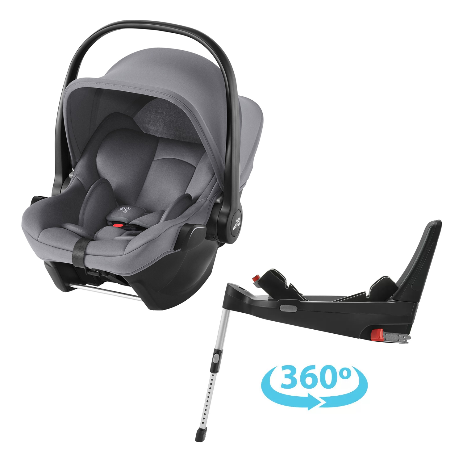 BRITAX RÖMER set Baby-Safe Core + Flex Base 5Z Frost Grey