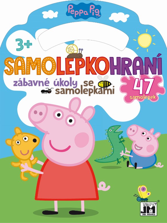 JIRI MODELS  Samolepkohraní Prasátko Peppa