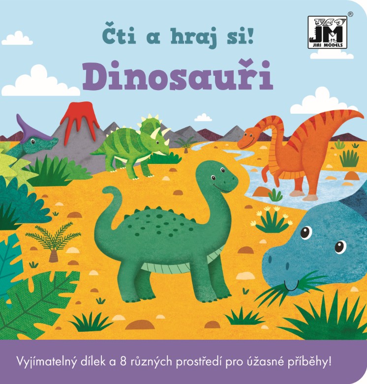 JIRI MODELS  Čti a hraj si Dinosauři