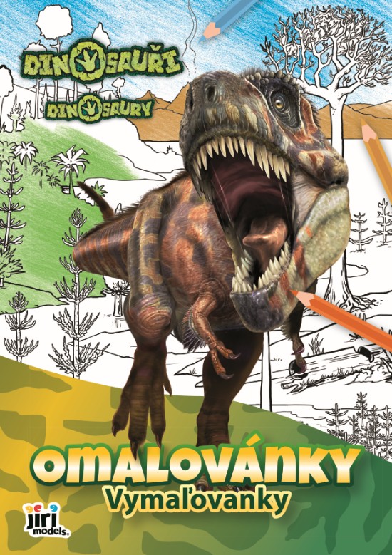 JIRI MODELS  Omalovánky A4 Dinosauři