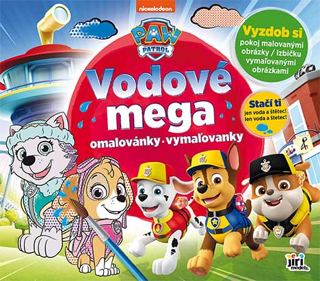 JIRI MODELS  Vodové mega omalovánky Tlapková patr.