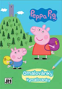 JIRI MODELS  Omalovánky A5 Peppa výlet