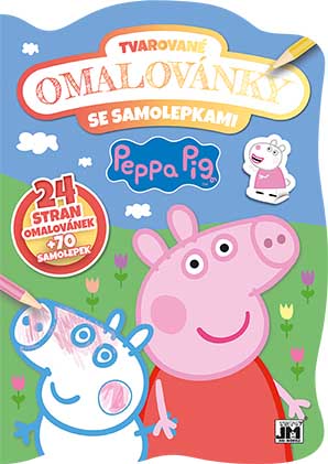 JIRI MODELS  Tvarované omalovánky Peppa