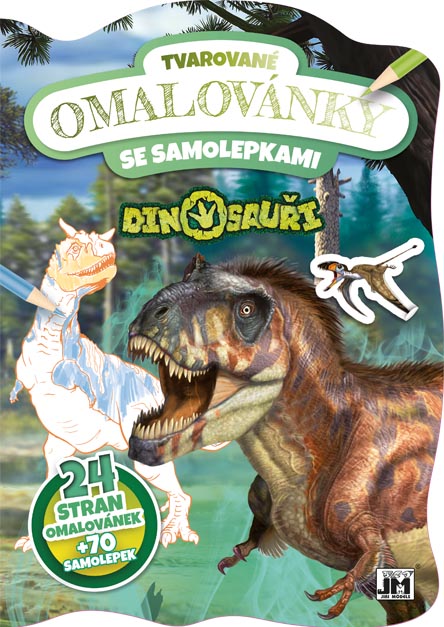 JIRI MODELS  Tvarované omalovánky Dinosauři