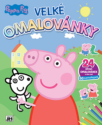 JIRI MODELS  Velké omalovánky Peppa