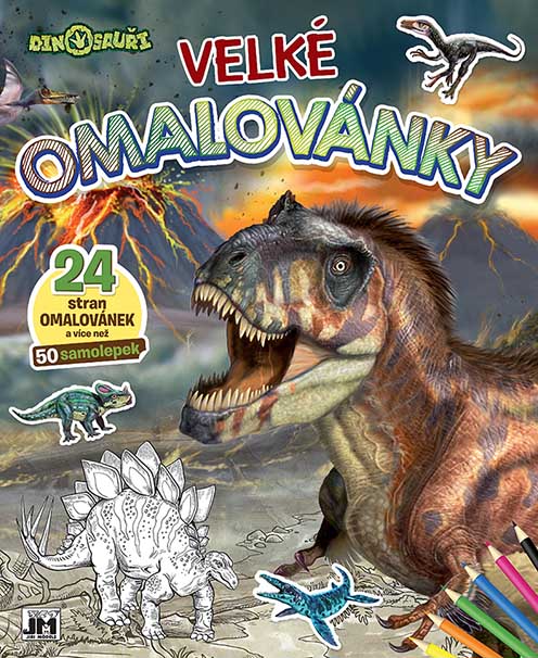 JIRI MODELS  Velké omalovánky Dinosauři