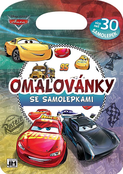 JIRI MODELS  Omálovánky se samolepkami Auta