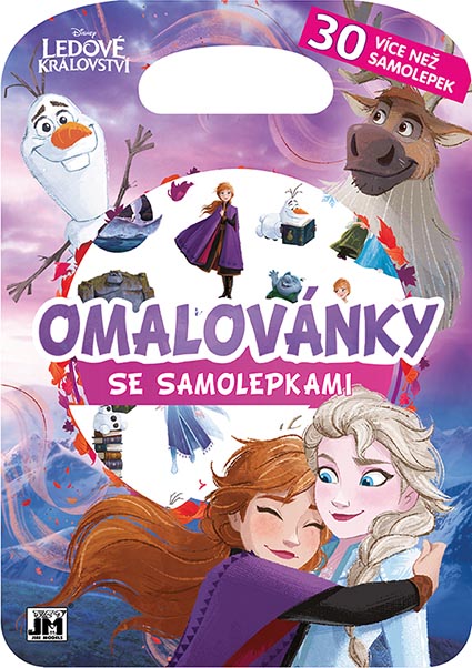 JIRI MODELS  Omálovánky se samolepkami Led.království