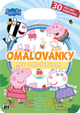 JIRI MODELS  Omálovánky se samolepkami Peppa