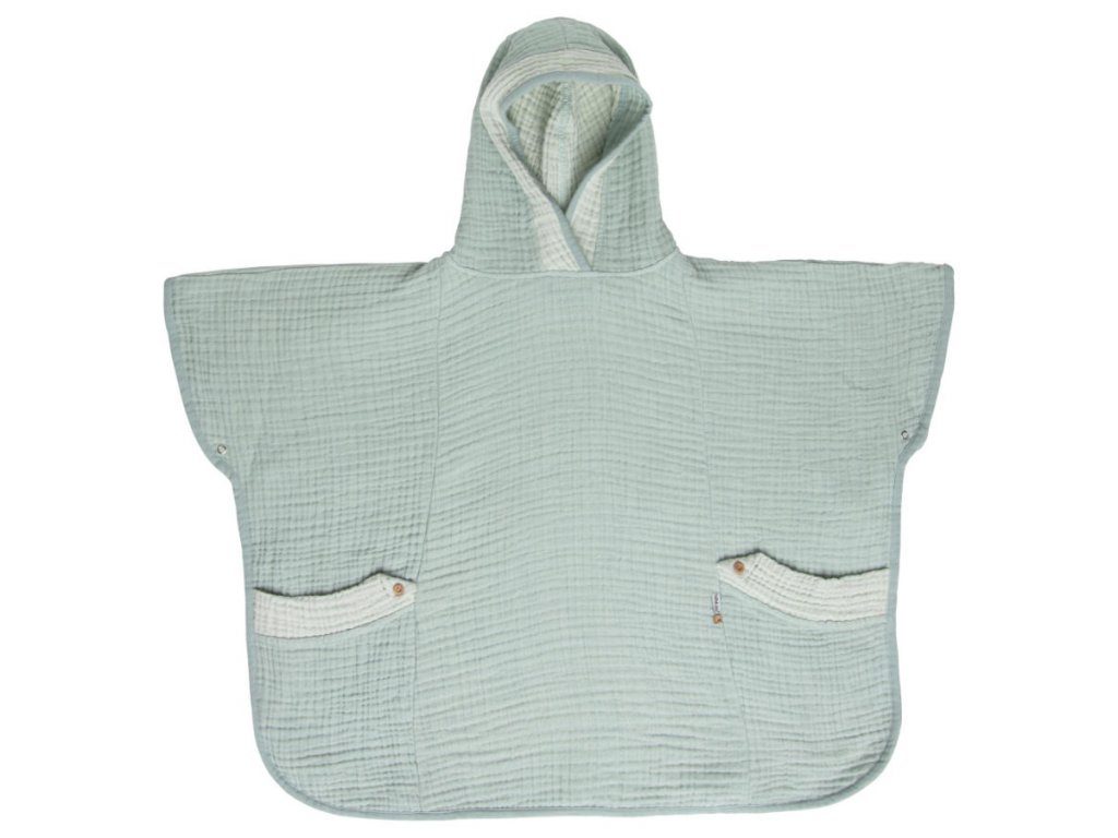 BÉBÉ-JOU Froté pončo Bébé-Jou Pure Cotton Green