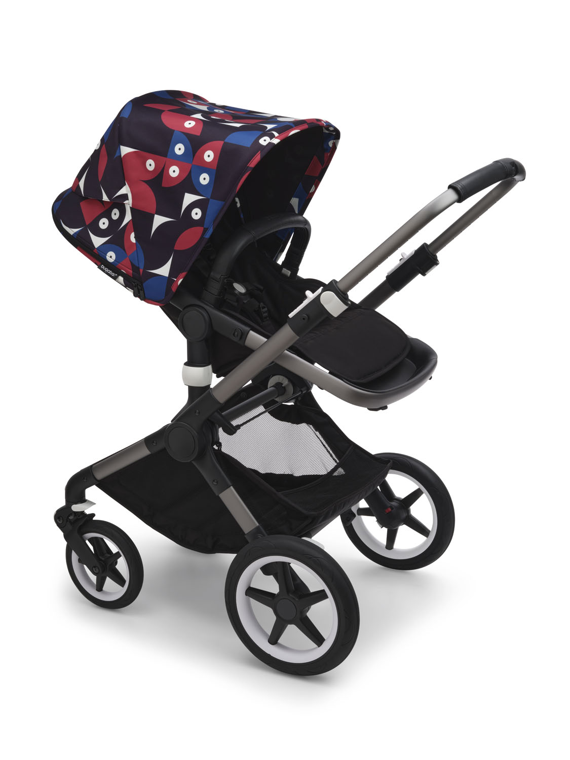 BUGABOO Fox3 stříška "Art of Discovery" Red/Blue