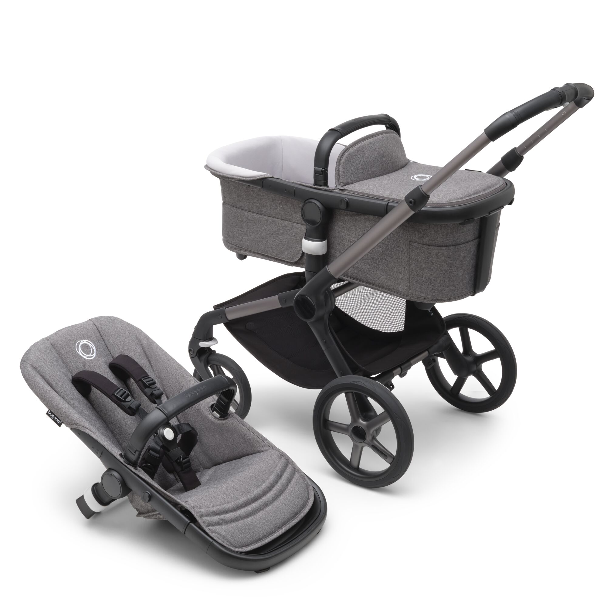 BUGABOO Fox 5 base Graphite Grey Melange