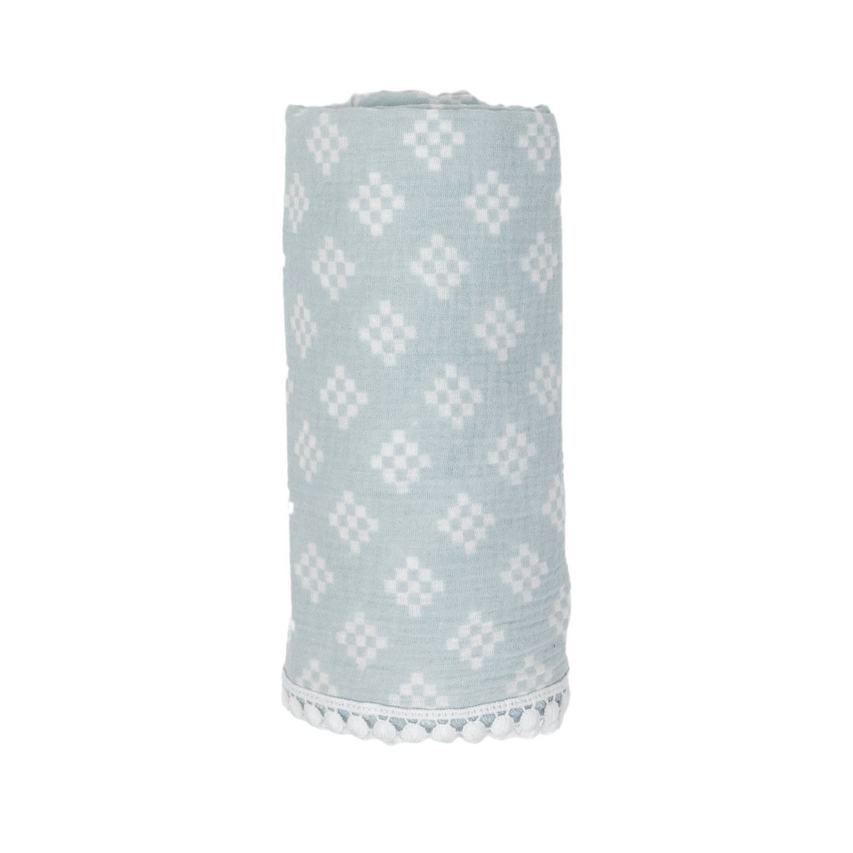 LODGER Swaddler Tribe Muslin Ice Flow