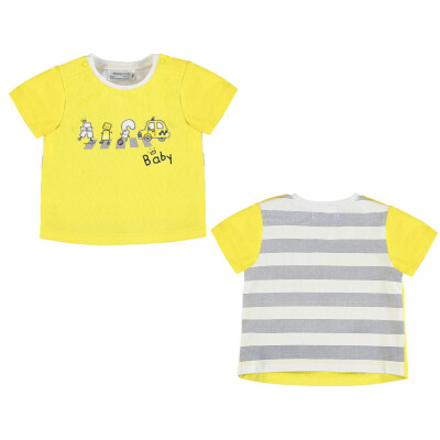 Chlapecké tričko kr.rukáv, Žlutá 2-4