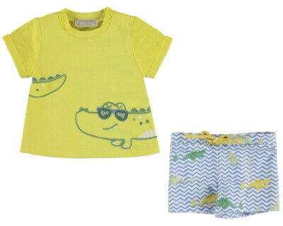 Koupací set tričko + plavky, Krokodýl 2-4m