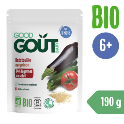 Good Gout BIO Ratatouille s quinou 190g