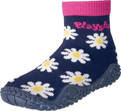 Aqua ponožky Květiny