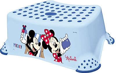 Stupínek k WC/umyvadlu "Mickey&Minnie", Blue