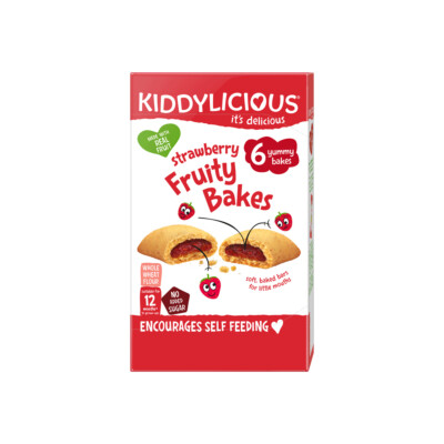 Kiddylicious koláčky jahodové 6x22g
