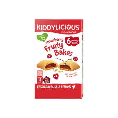 Kiddylicious koláčky jahodové 6x22g