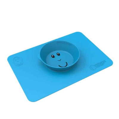 Anti-Slip Bowl -Protismyková miska s podložkou, Blue