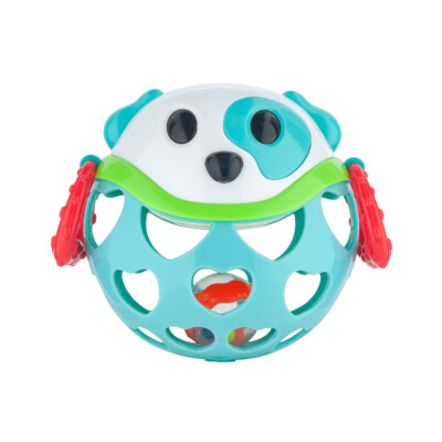 Interaktivní hračka míček s chrastítkem Modrý pejsek