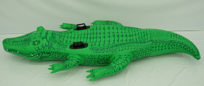 Krokodýl nafukovací s úchytem 168x86cm