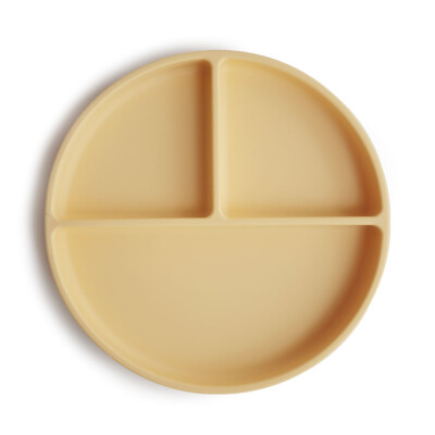 Mushie silikonový talíř s přísavkou, Daffodil