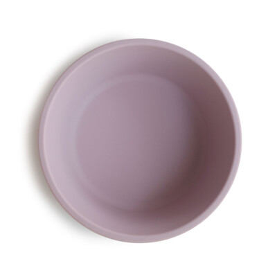 Mushie silikonová miska s přísavkou, Soft-lilac