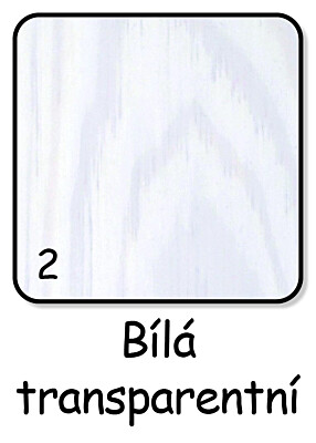 Postýlka Olina 2 120x60 stahovací bok, Bílá transparentní 2