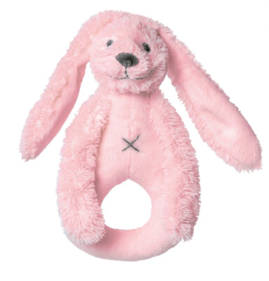 Chrastítko králíček Richie vel. 18cm, Růžový