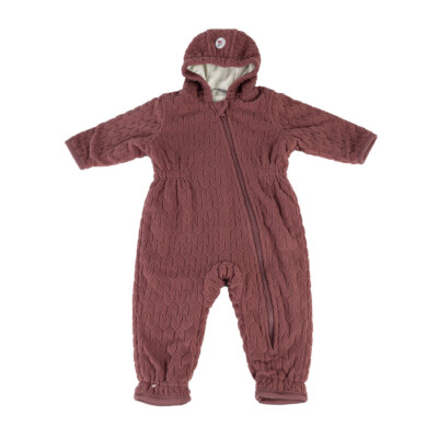 Overal Skier Empire Fleece, Rosewood 6-12m