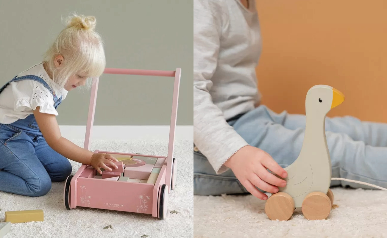 dřevěné hračky pro nejmenší děti